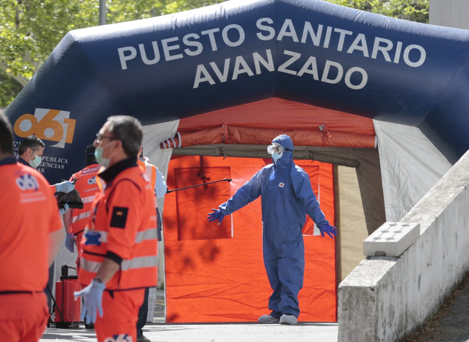 Se han habilitado dos plantas con 100 camas para atender a los ingresados