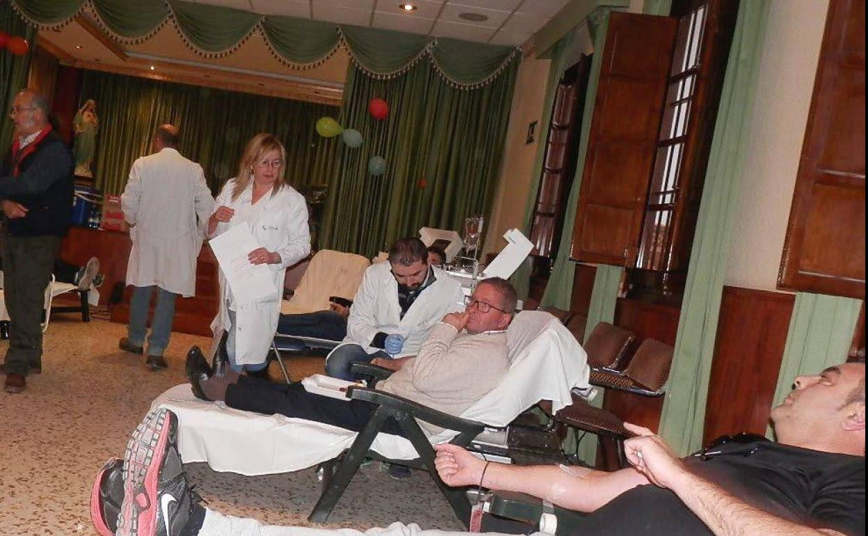 Una anterior donación de sangre en Andújar.JOSÉ CARLOS GONZÁLEZ