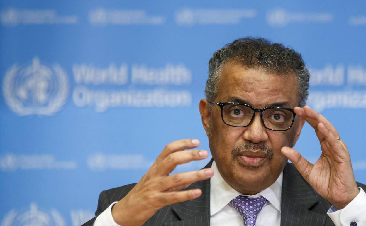 El director general de la Organización Mundial de la Salud (OMS), Tedros Adhanom Ghebreyesus