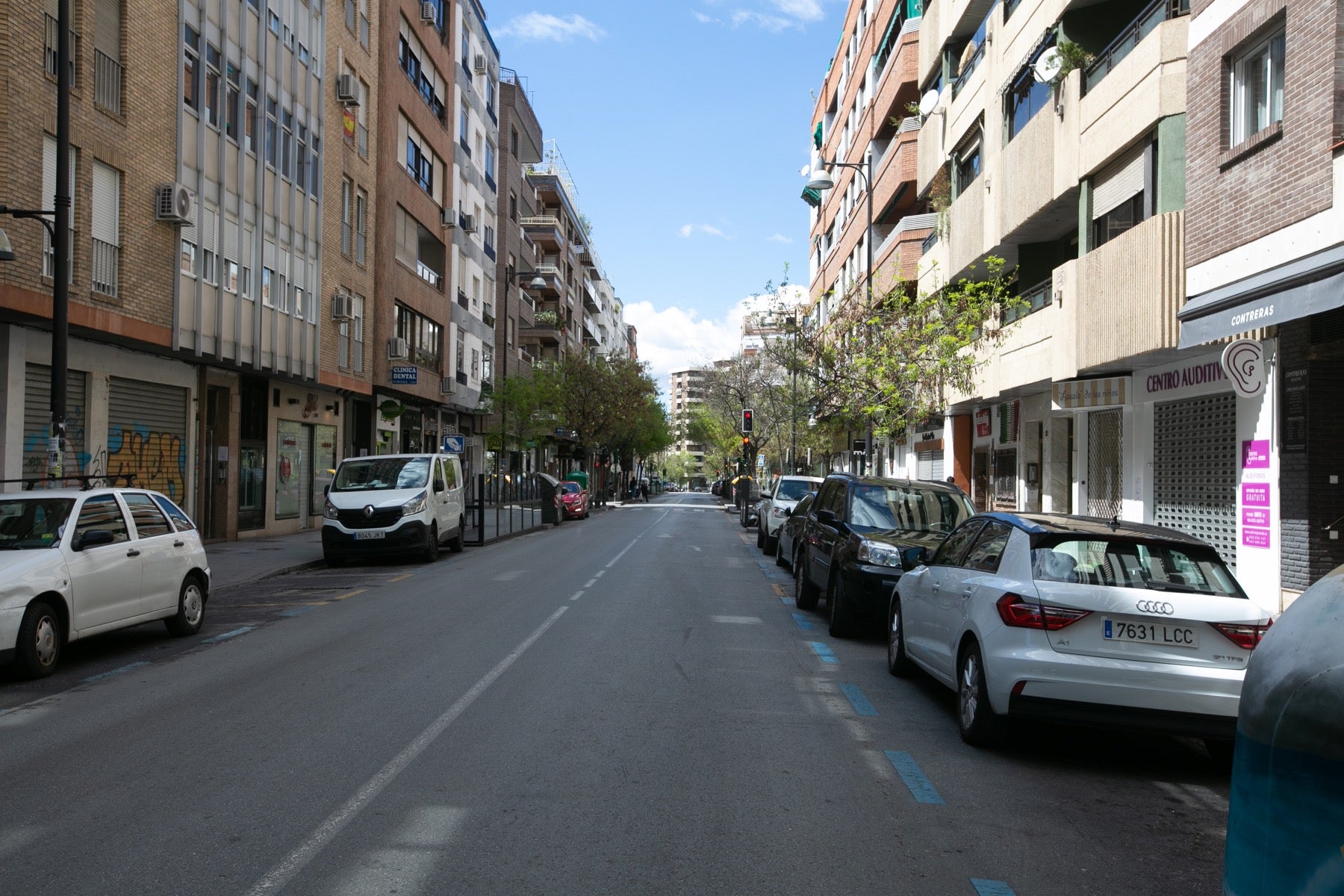 Así están las calles de la ciudad en otra jornada de cuarentena por la crisis del coronavirus