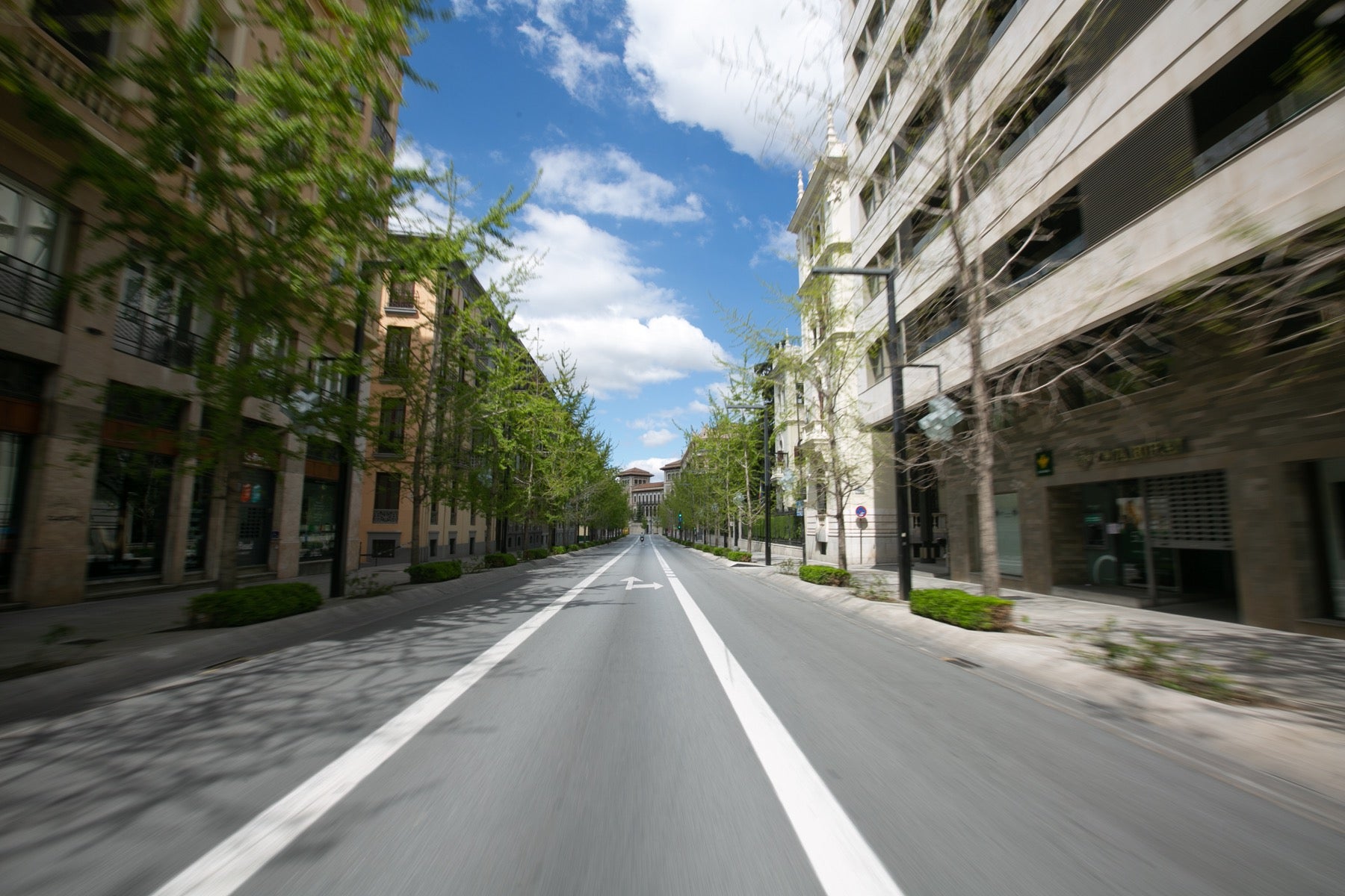 Así están las calles de la ciudad en otra jornada de cuarentena por la crisis del coronavirus