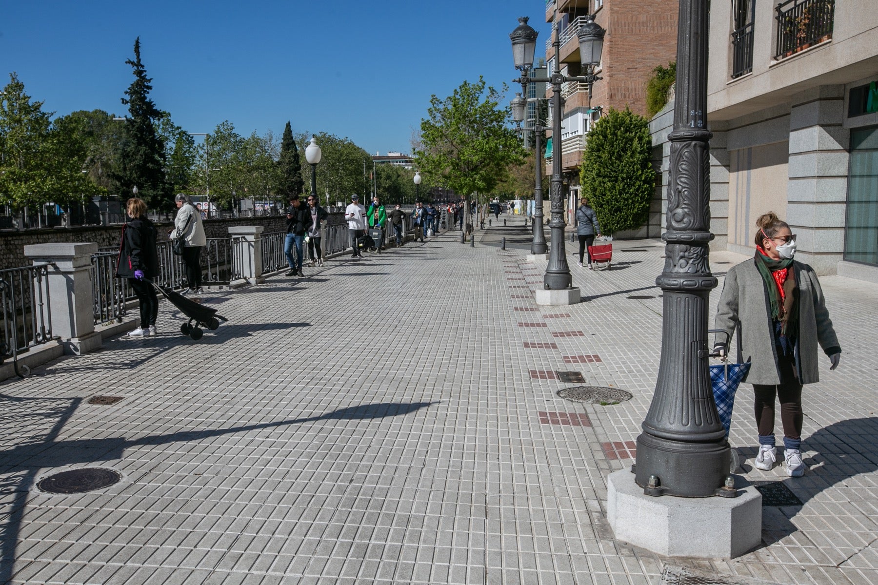 Así están las calles de la ciudad en otra jornada de cuarentena por la crisis del coronavirus