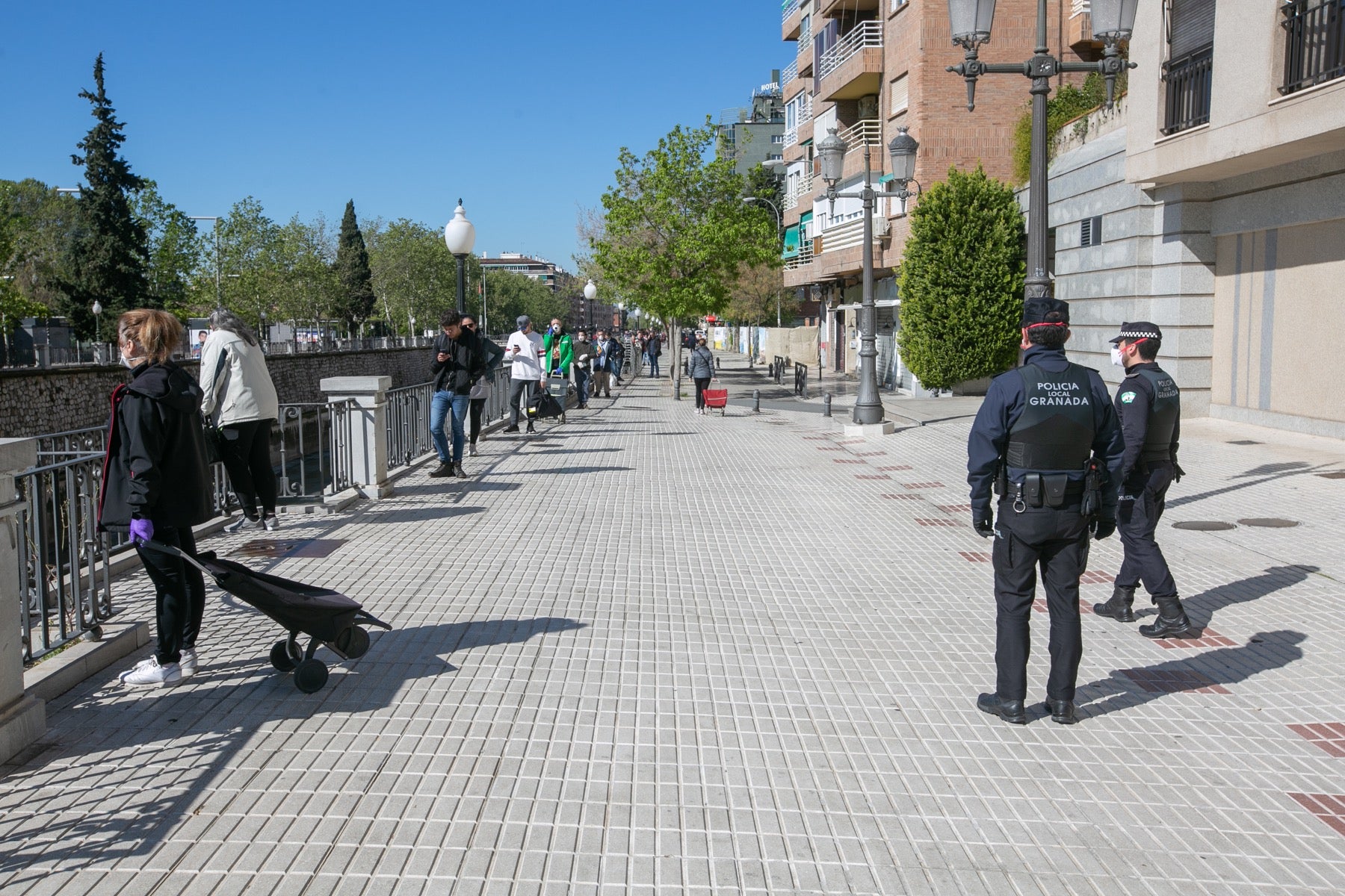 Así están las calles de la ciudad en otra jornada de cuarentena por la crisis del coronavirus