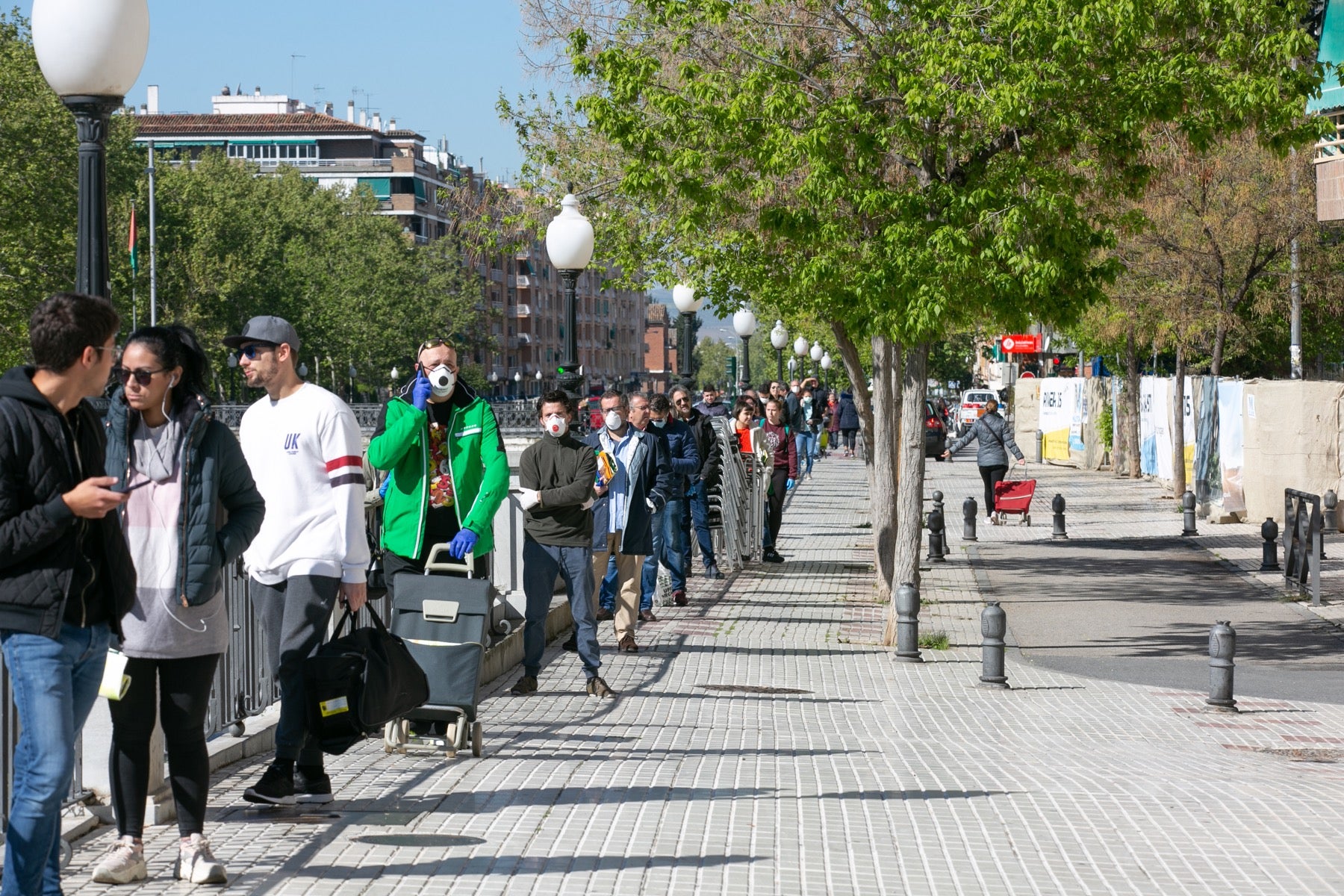 Así están las calles de la ciudad en otra jornada de cuarentena por la crisis del coronavirus