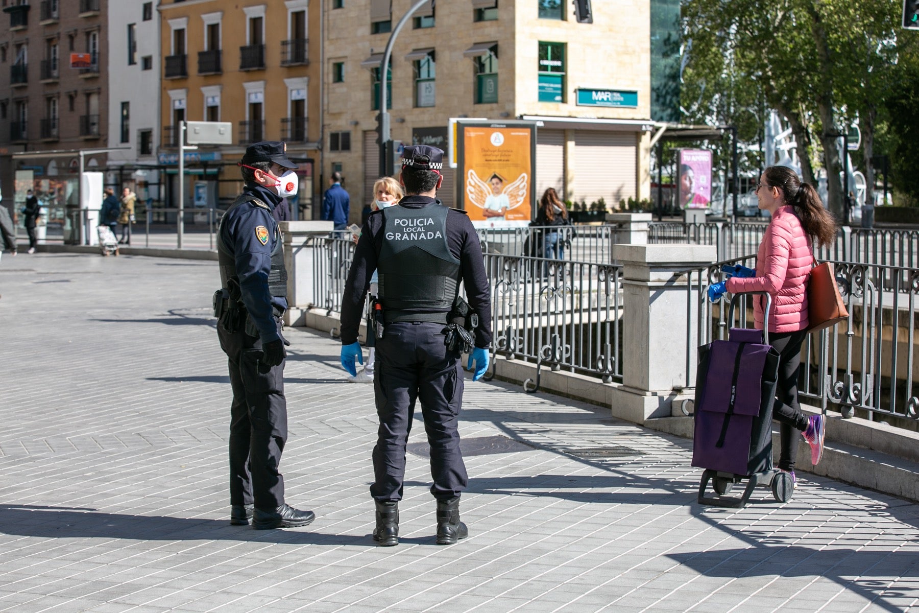 Así están las calles de la ciudad en otra jornada de cuarentena por la crisis del coronavirus