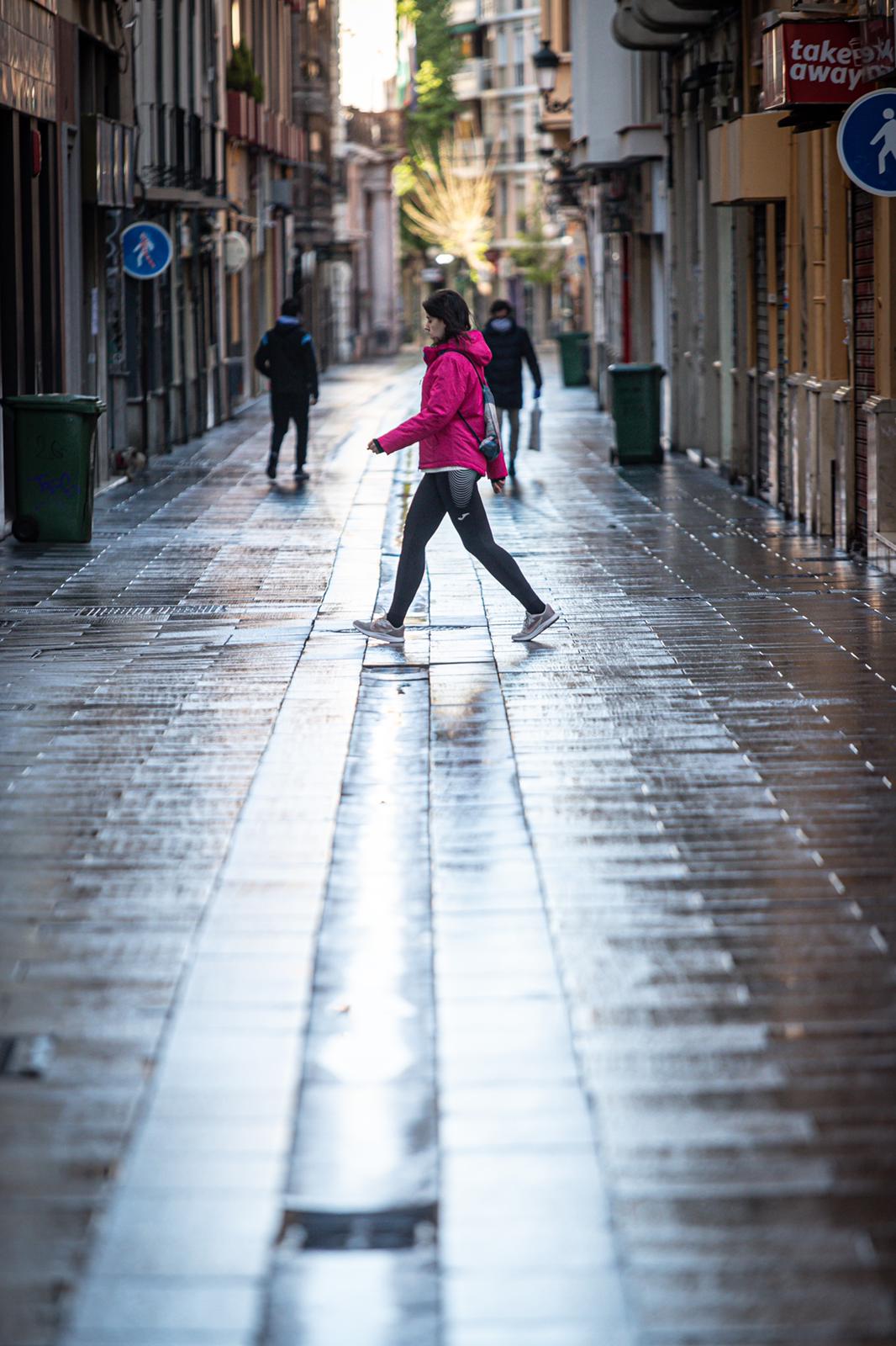 La ciudad vivie un nuevo fin de semana del estado de alarma