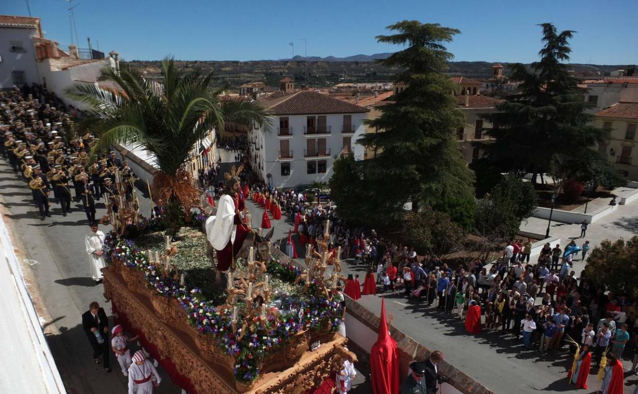 Imagen de archivo de la Semana Santa en Guadix.