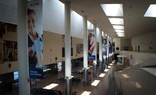 Situación de la estación de autobuses. 