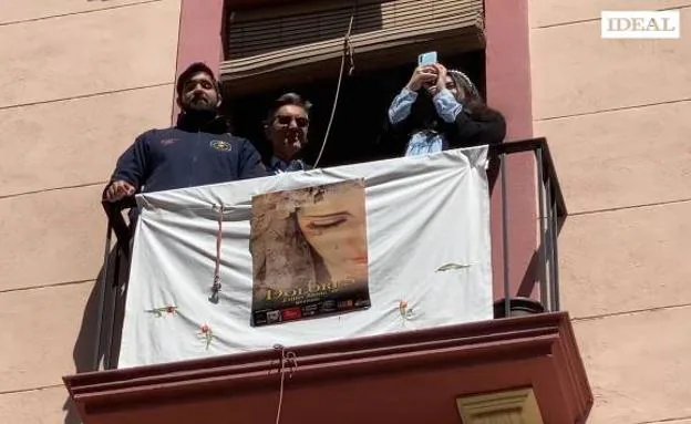 Semana Santa de Granada | Así han sonado las marchas en honor a las víctimas del coronavirus en este atípico Domingo de Ramos en