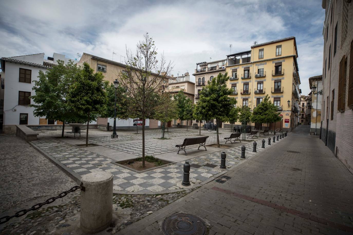 Comienza la cuarta semana de cuarentena con una estampa inédita del Realejo, uno de los barrios con más tradición cofrade 