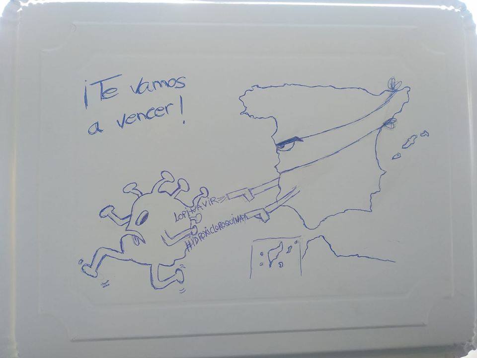 Otro de los dibujos creados por la paciente.