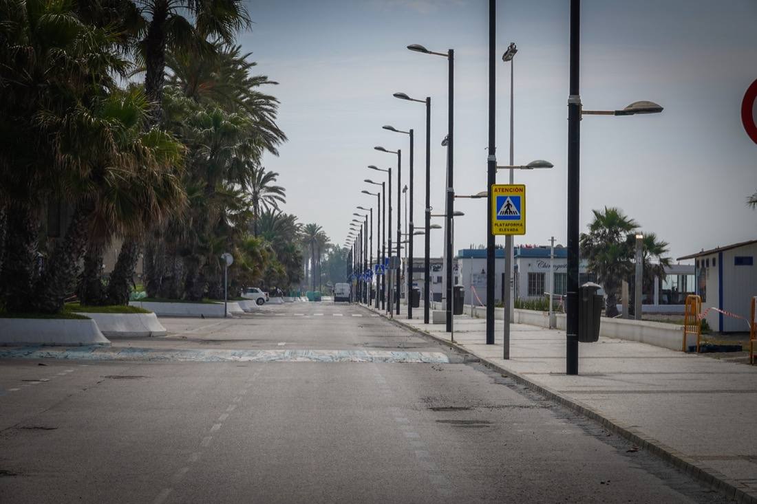 Inéditas estampas en este Sábado Santo en el litoral granadino