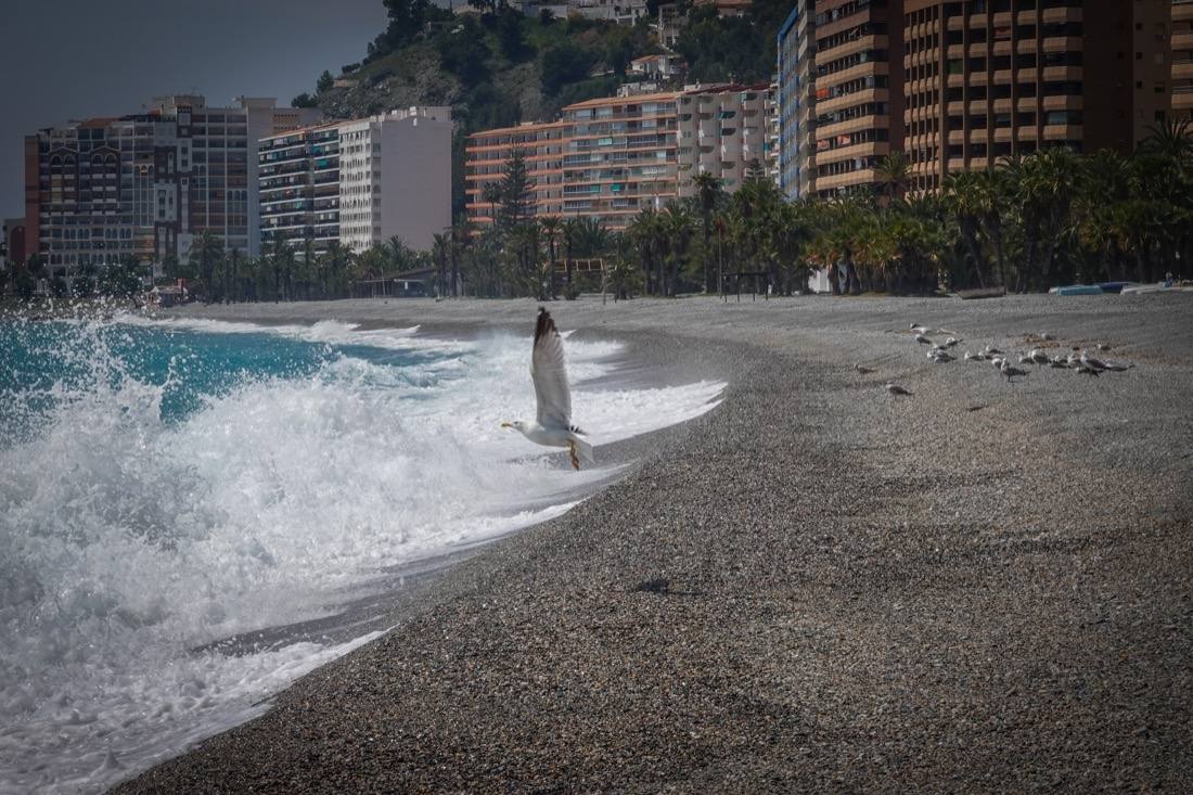 Inéditas estampas en este Sábado Santo en el litoral granadino