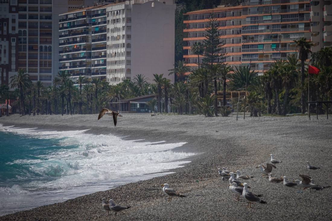 Inéditas estampas en este Sábado Santo en el litoral granadino