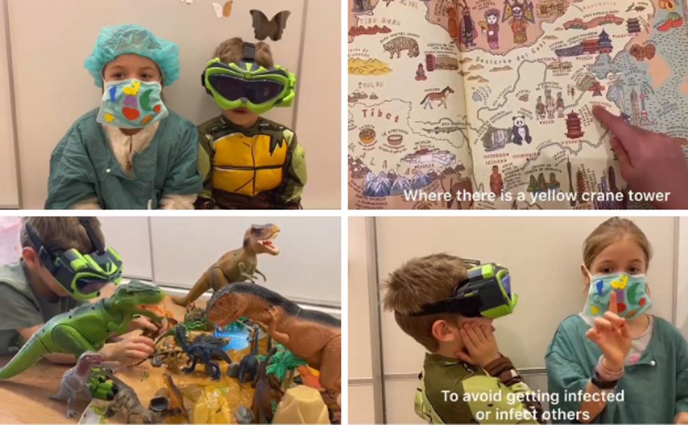 Dos niños granadinos emocionan a Love of Lesbian con un cuento sobre el coronavirus