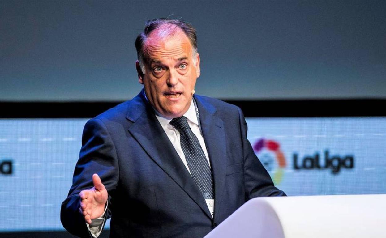 Javier Tebas, presidente de LaLiga. 