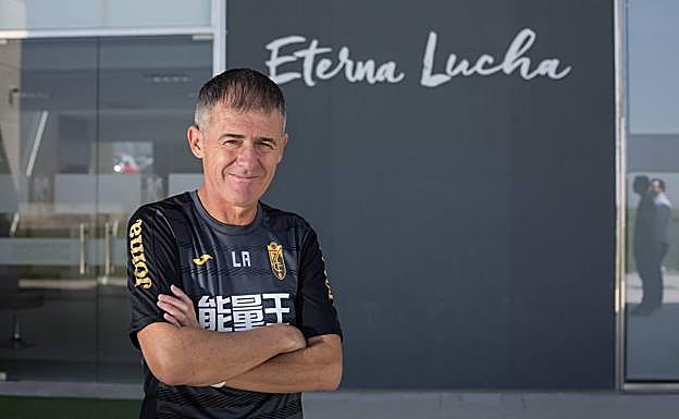 Lucas Alcaraz posa en la Ciudad Deportiva del club en su última etapa. 