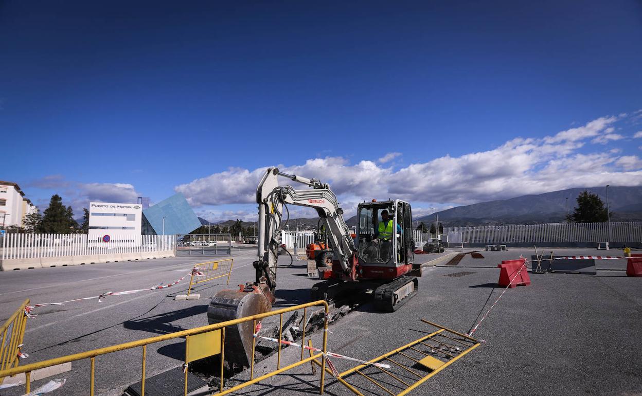 Las obras han vuelto a arrancar esta semana tras el parón estatal.