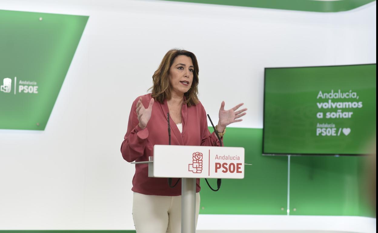 Díaz, durante su intervención esta mañana. 