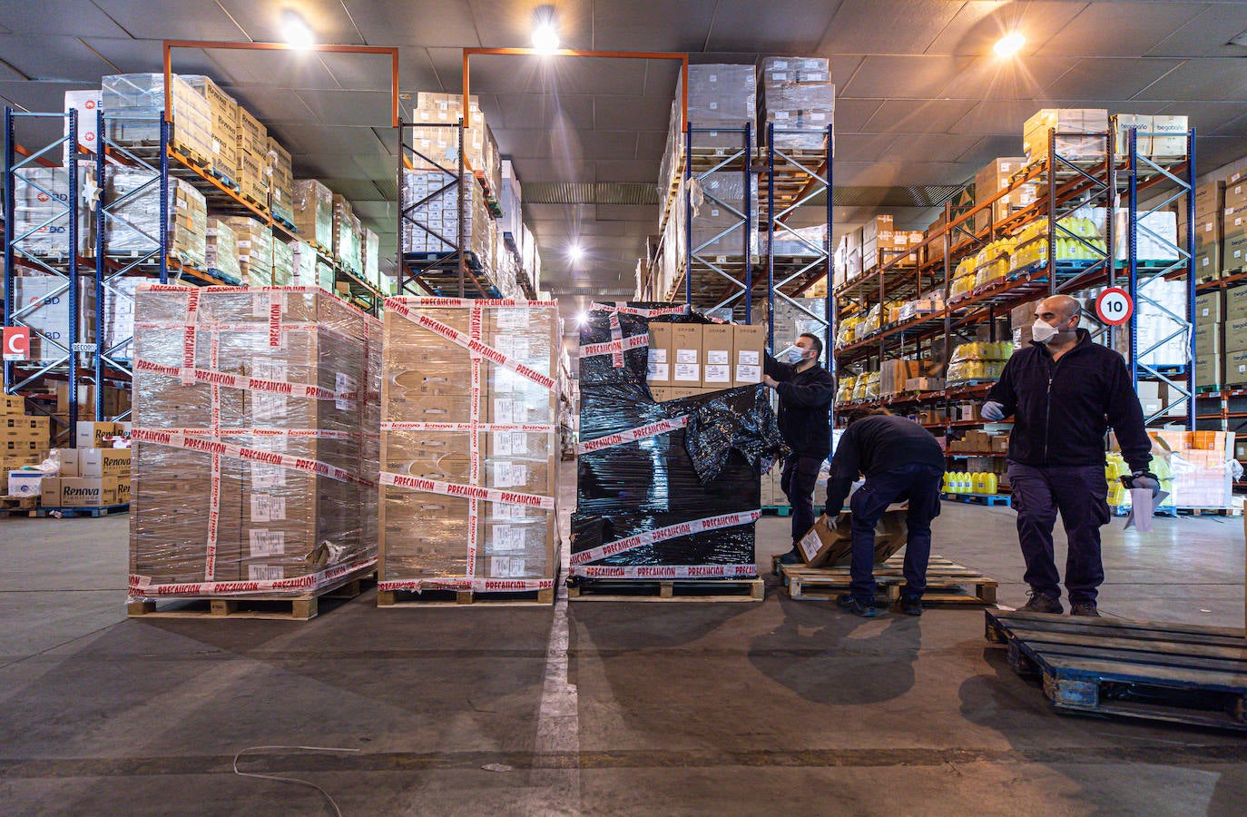 La Brigada Logística es una unidad del Ejército de Tierra que, en base a las seis agrupaciones con que cuenta, está apoyando, en la Operación Balmis