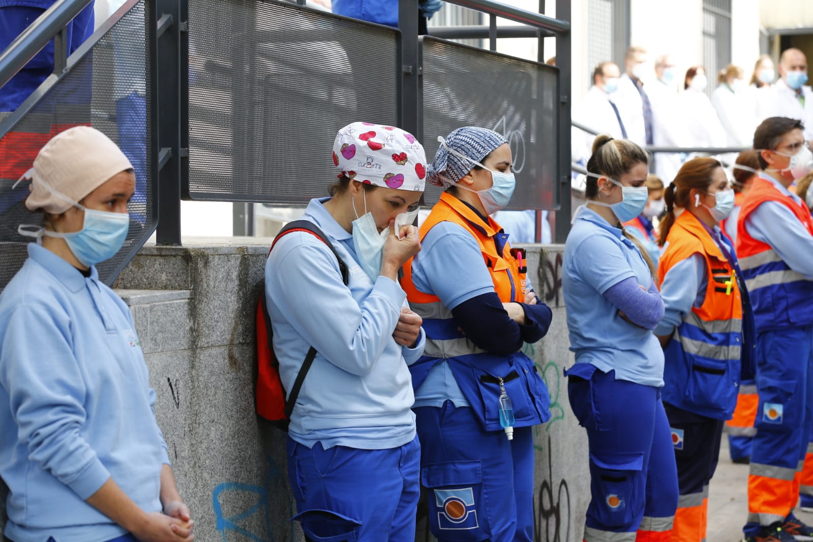 Así ha sido la concentración de las 12 de la tarde en el centro de Gran Capitán de la capital