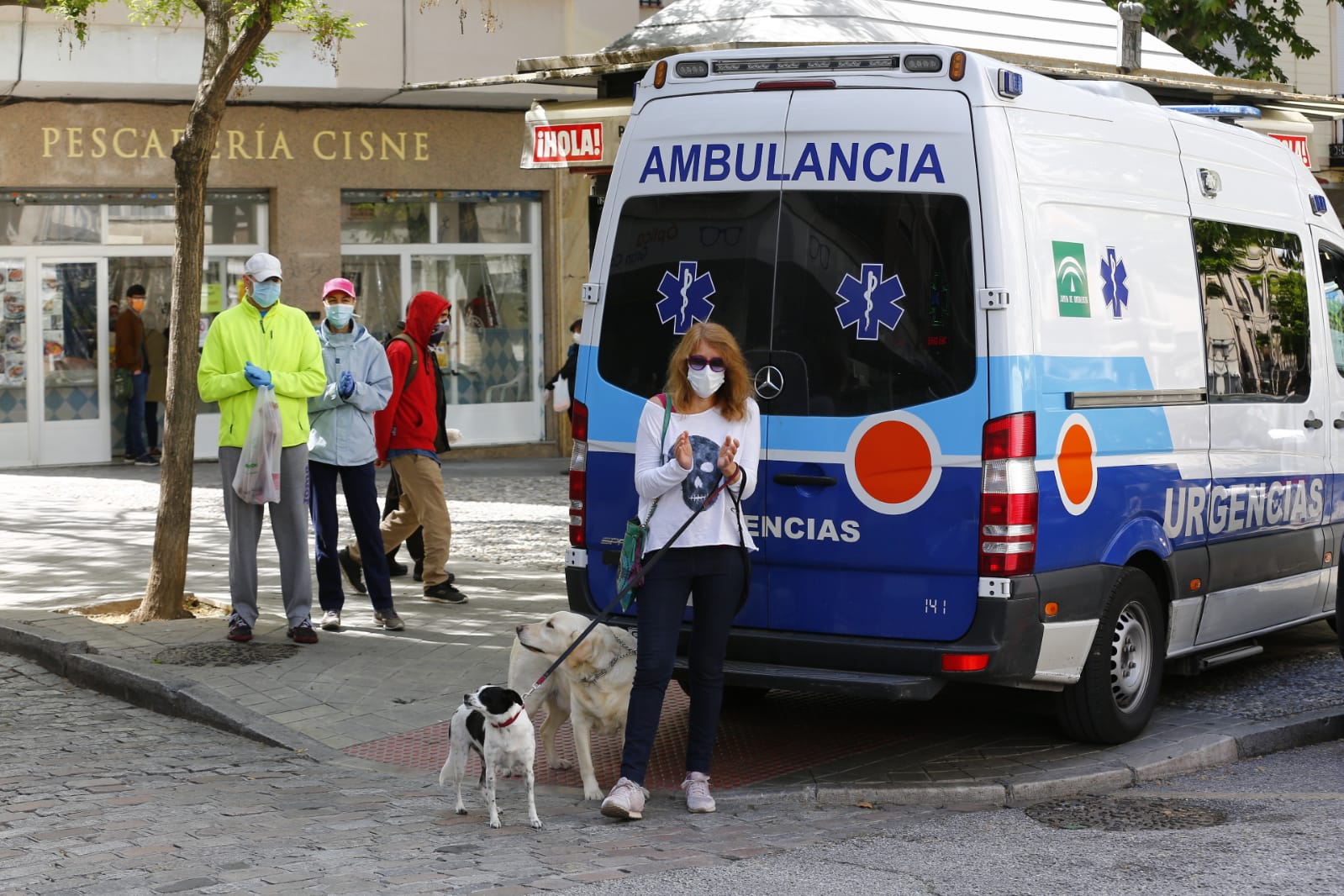 Así ha sido la concentración de las 12 de la tarde en el centro de Gran Capitán de la capital