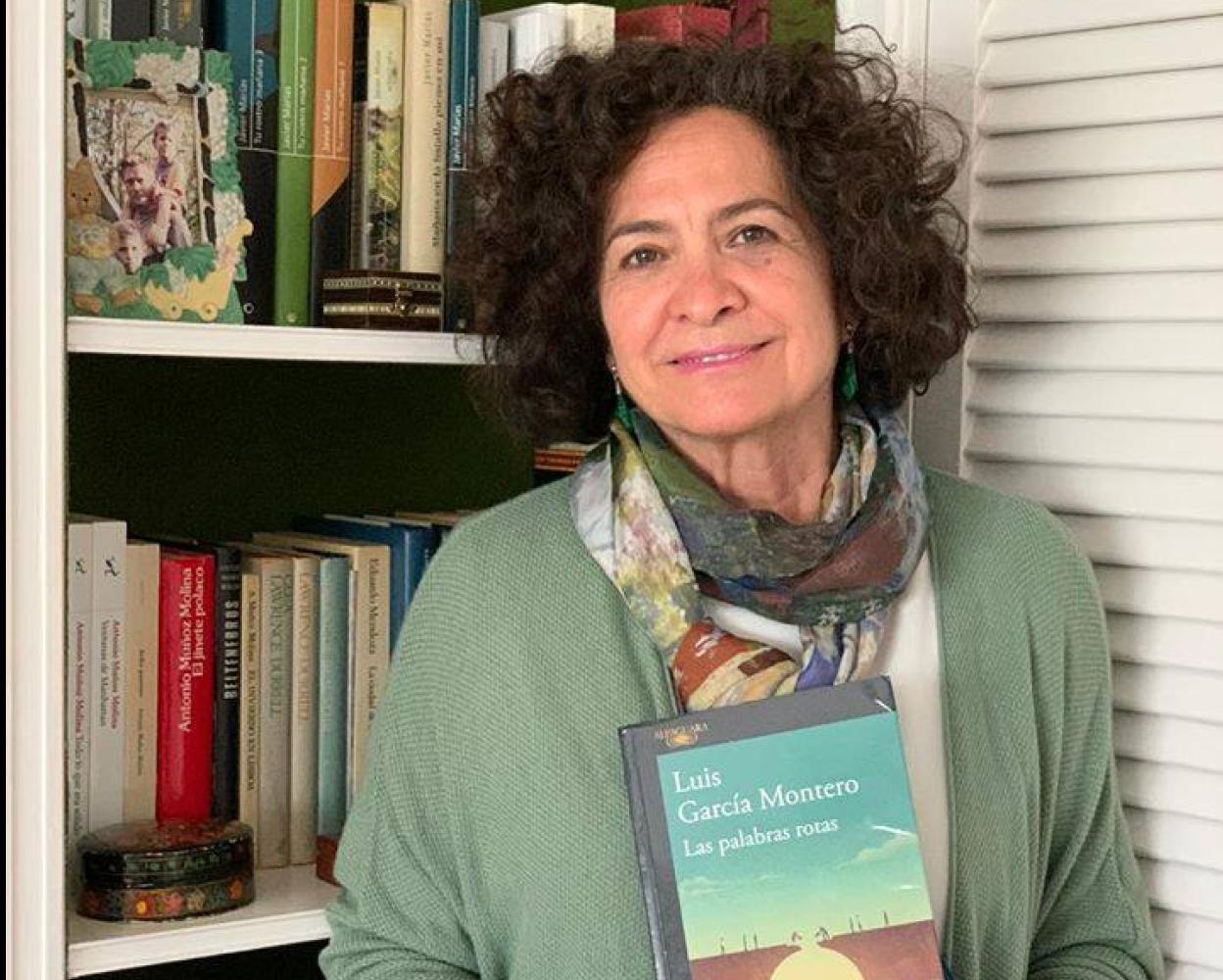 Pilar Aranda recomendó 'Las palabras rotas' para adquirir en la Feria Virtual.