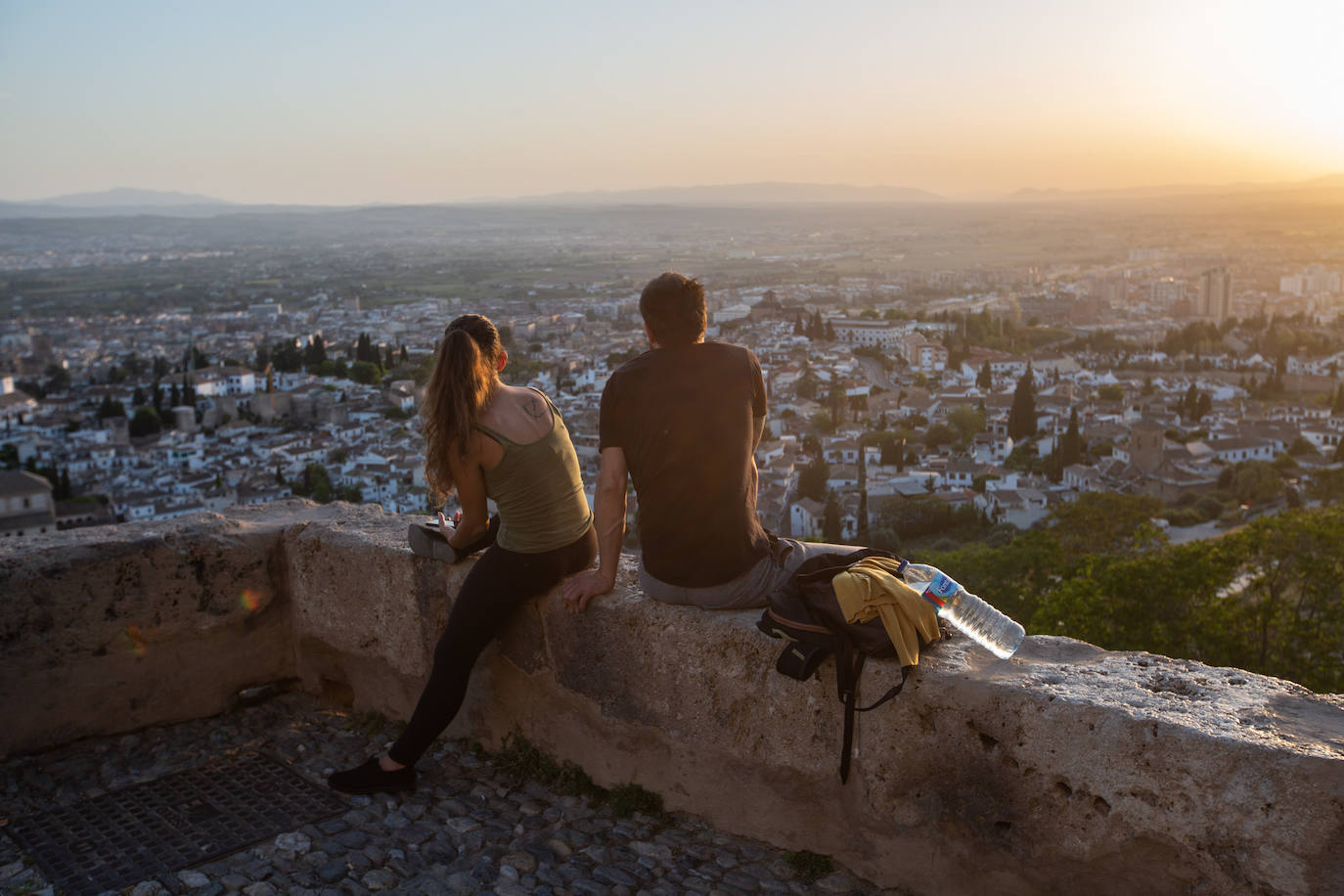 Fotos: El Albaicín, tras las ocho de la tarde