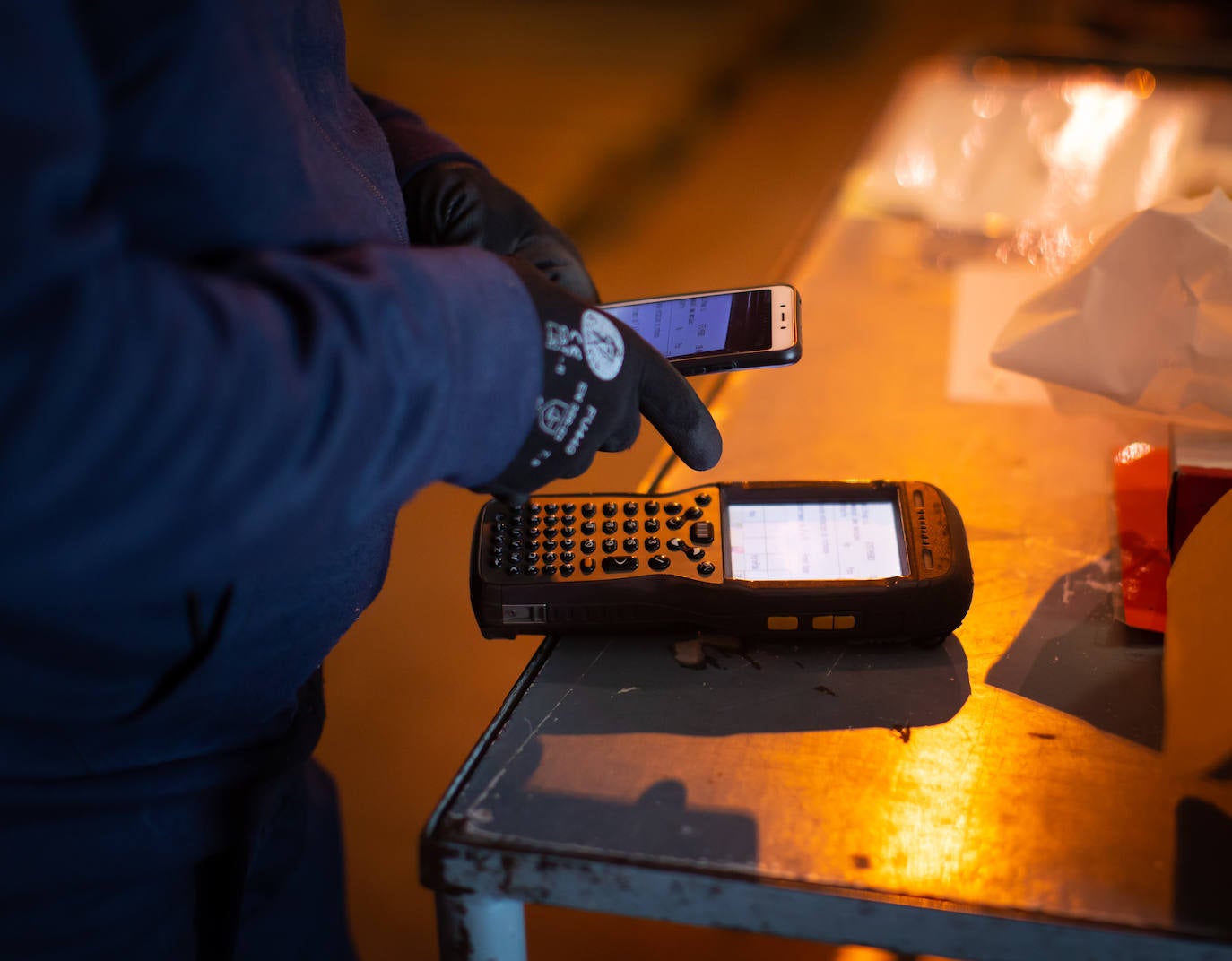 Control de entradas y salidas.