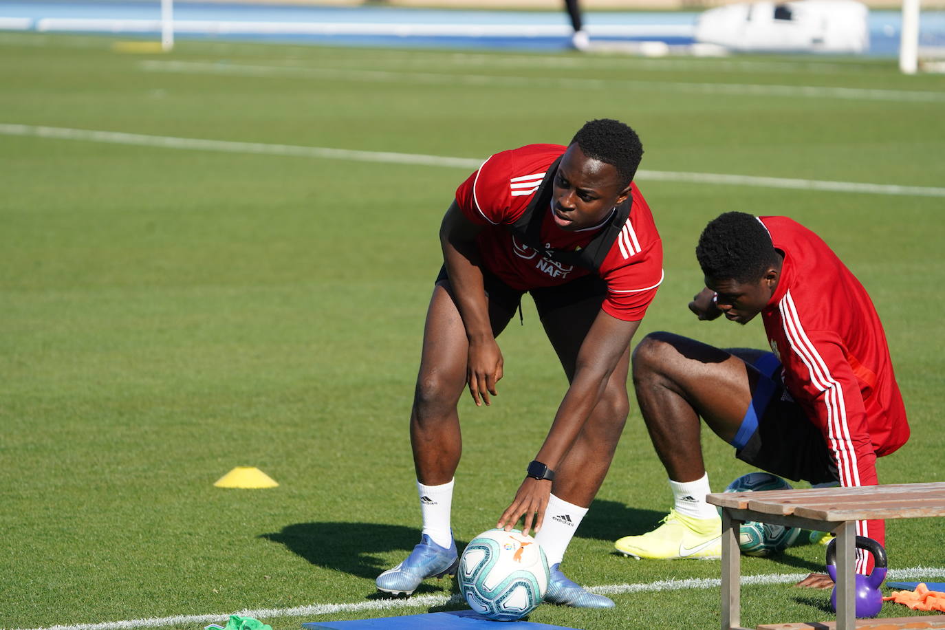 Fotos: La UD Almería comienza los entrenamientos en grupos