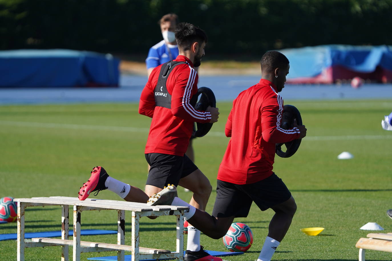 Fotos: La UD Almería comienza los entrenamientos en grupos