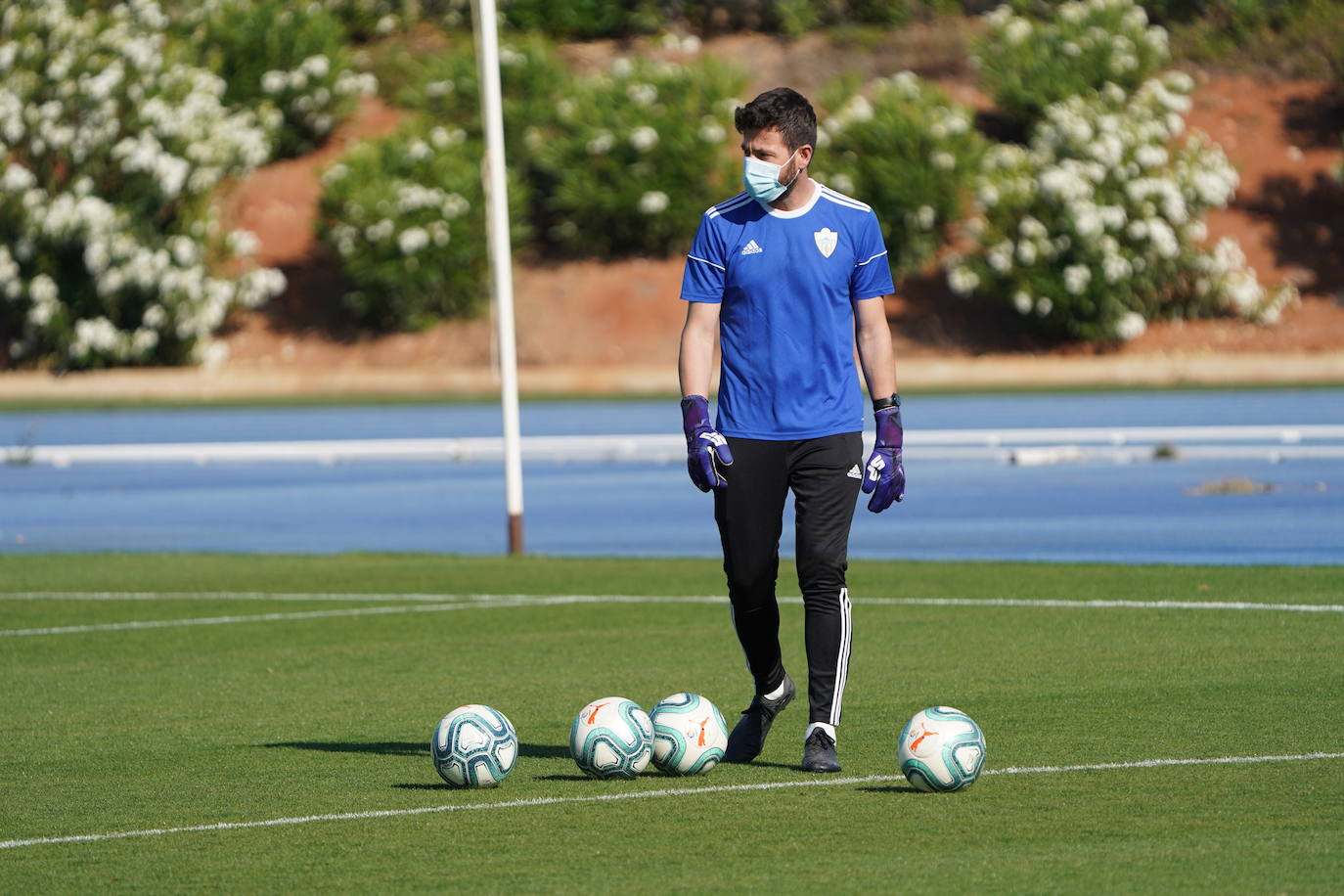 Fotos: La UD Almería comienza los entrenamientos en grupos