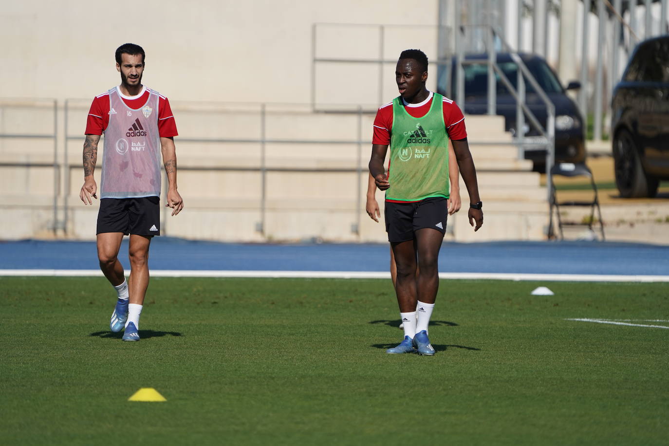 Fotos: La UD Almería comienza los entrenamientos en grupos