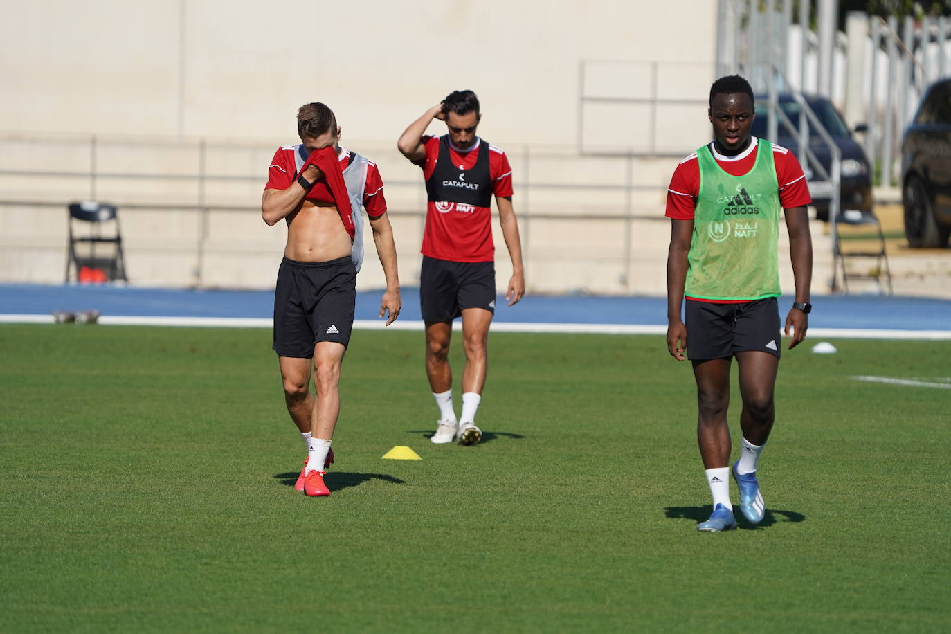 Fotos: La UD Almería comienza los entrenamientos en grupos