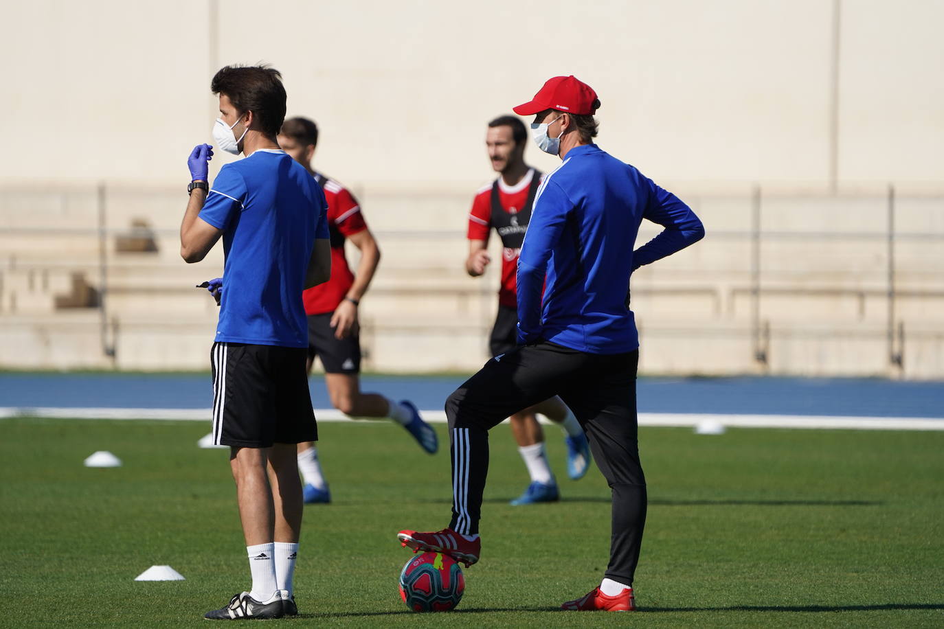 Fotos: La UD Almería comienza los entrenamientos en grupos