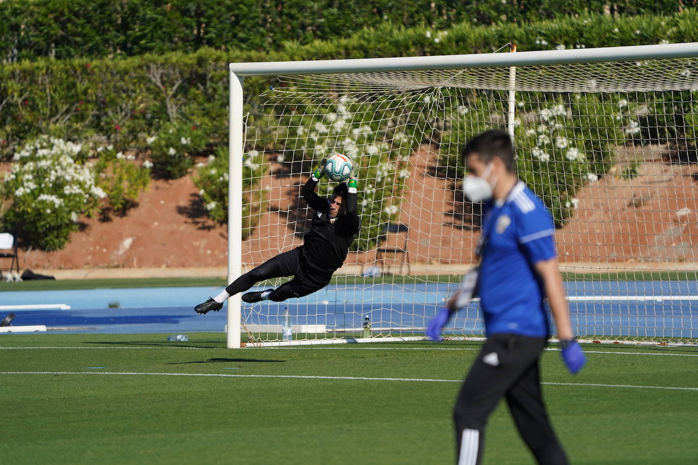 Fotos: La UD Almería continúa entrenando en dos grupos