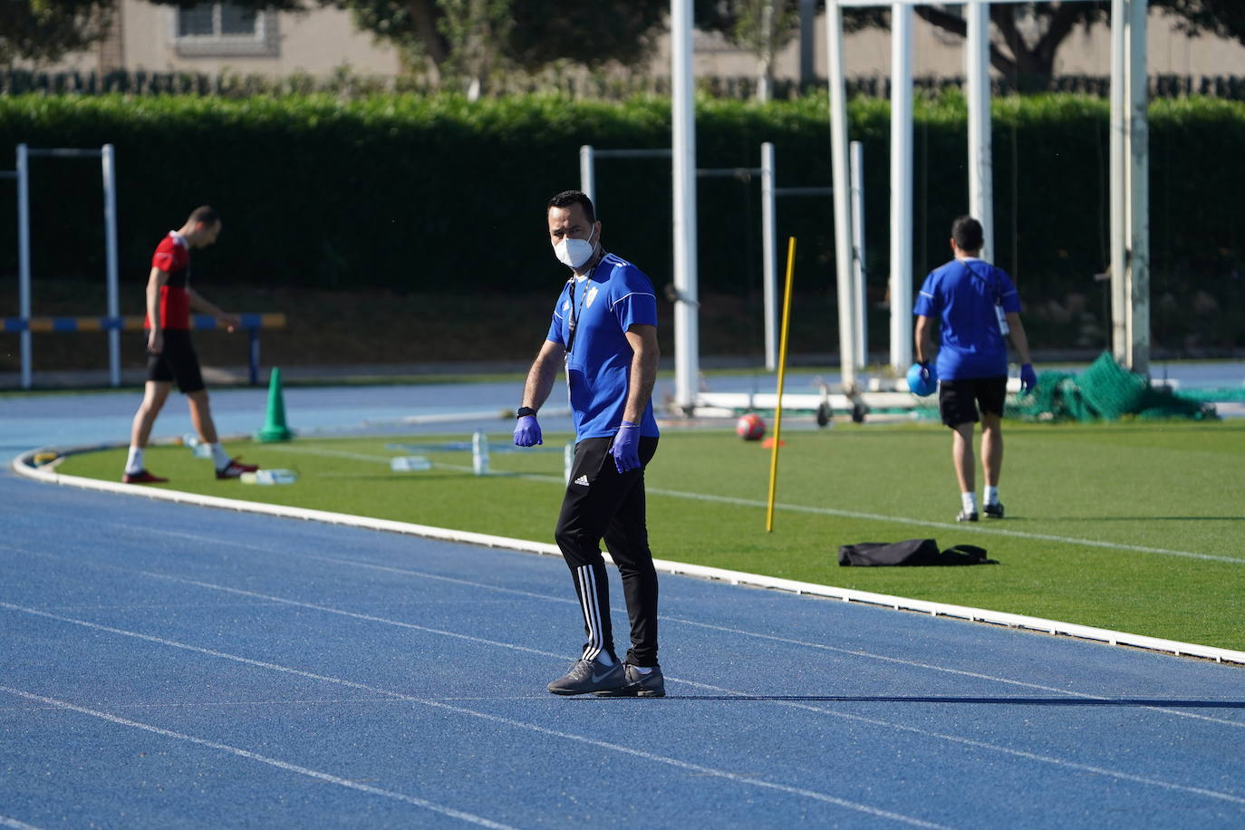 Fotos: La UD Almería continúa entrenando en dos grupos