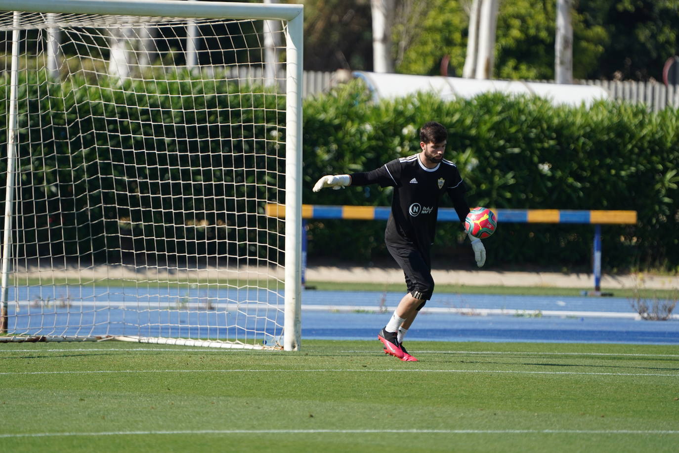 Fotos: La UD Almería continúa entrenando en dos grupos