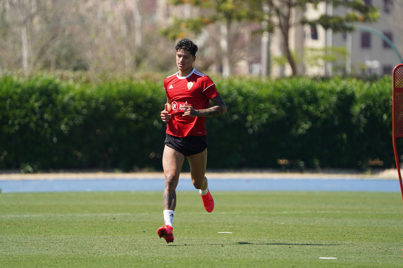 Fotos: La UD Almería continúa entrenando en dos grupos