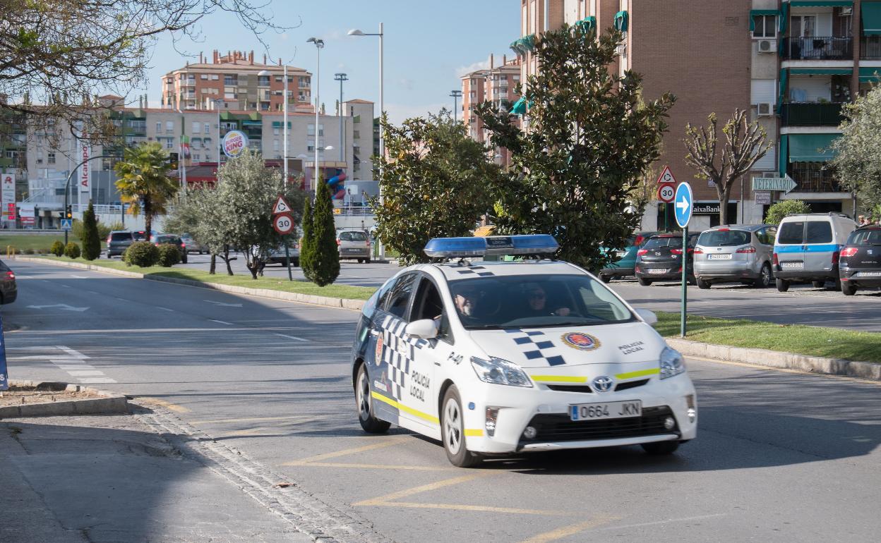 Policía Local atendió al herido.
