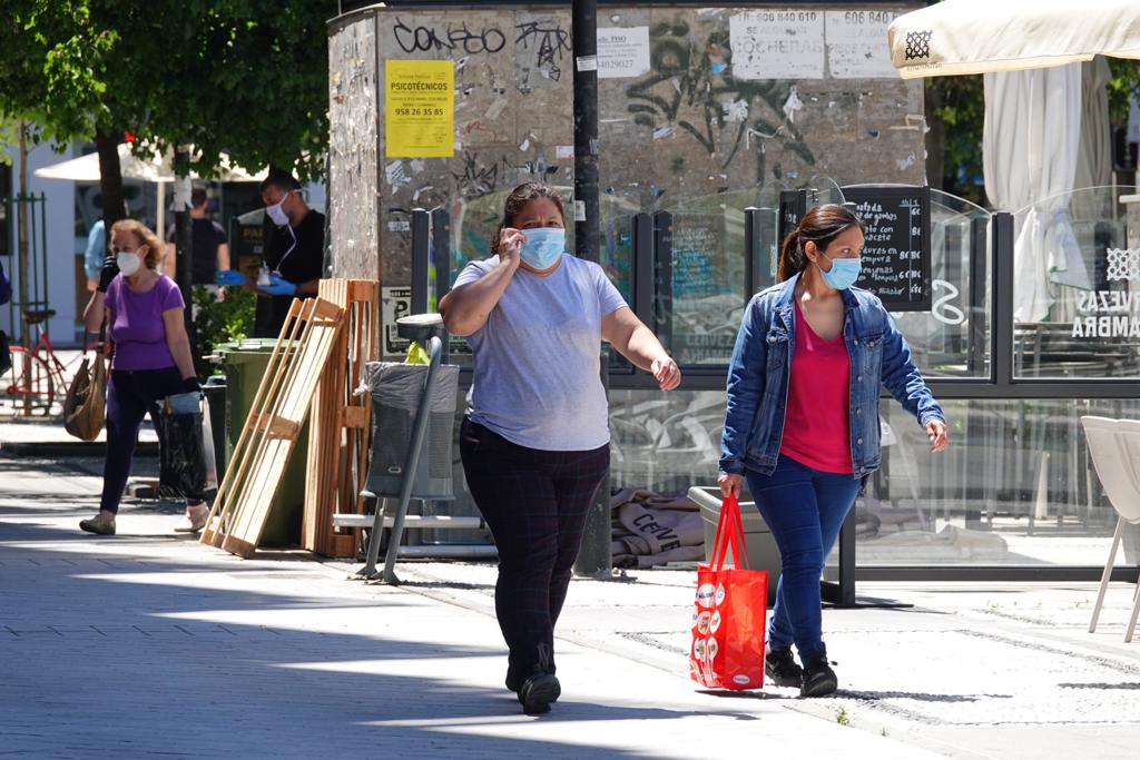 Así respiran las vías de la capittal en la segunda jornada de la nueva etapa de la desescalada.