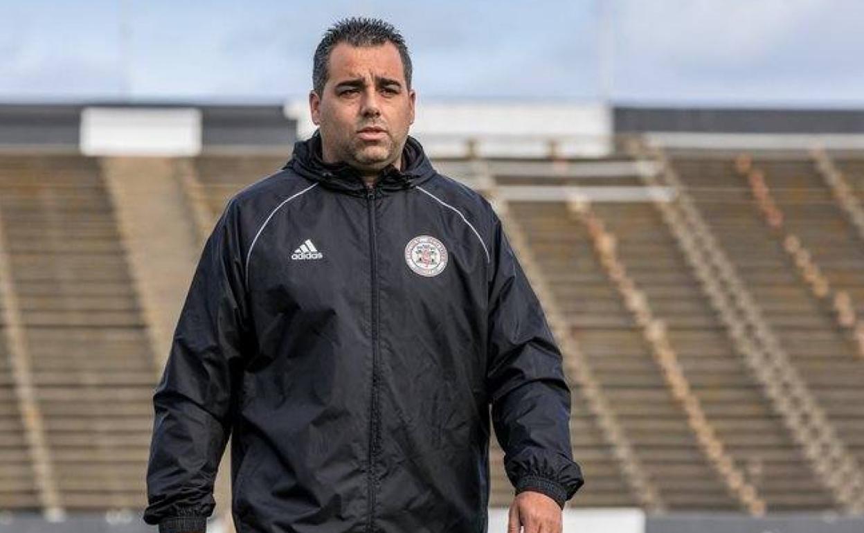 Germán Crespo, durante su estancia en Gibraltar. 