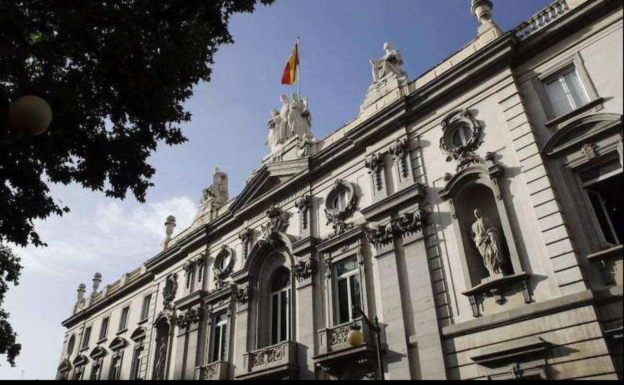 Fachada del Tribunal Supremo de Madrid.