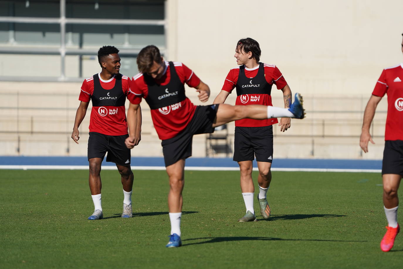 Fotos: La UD Almería entrena en sábado
