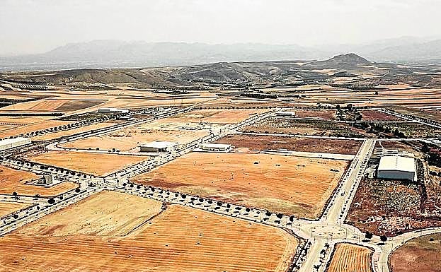 Terrenos de Escúzar en los que se instalará el acelerador de partículas.