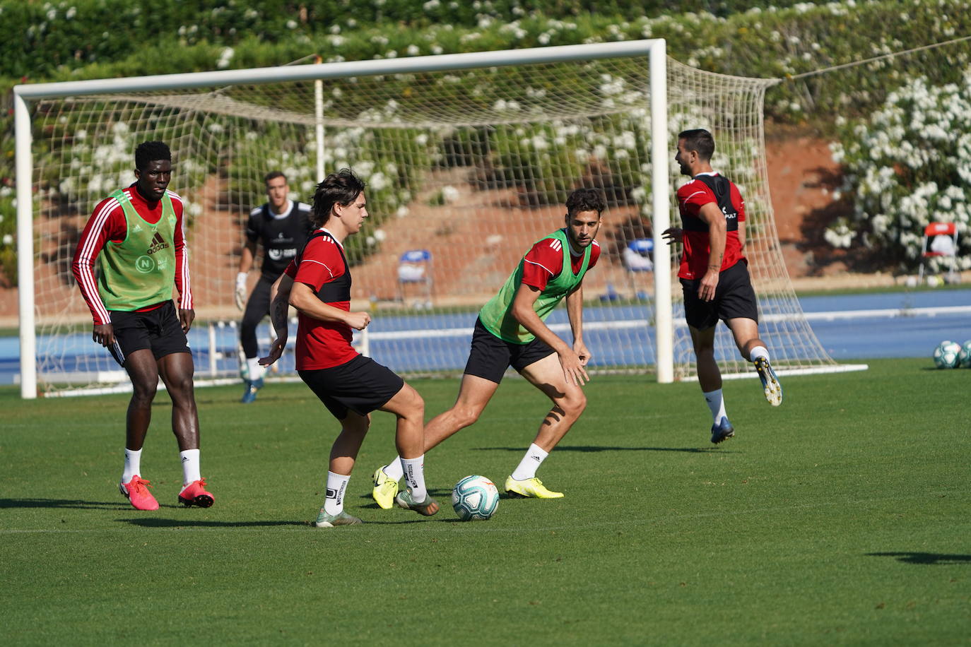 Fotos: El Almería prosigue sus entrenamientos