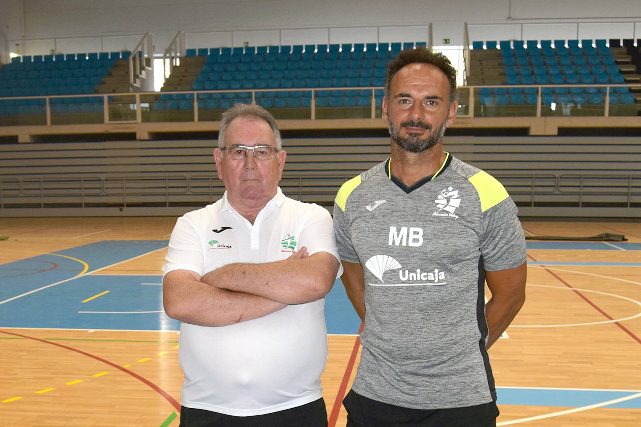 Sedeño y Berenguel mostraron su apoyo al equipo riojano. 