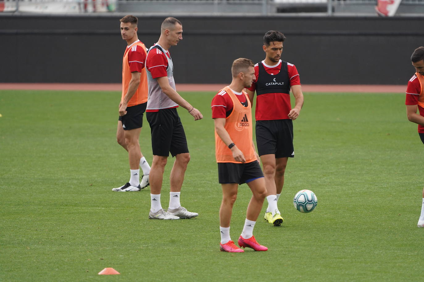 Fotos: El Almería juega un partidillo de entrenamiento