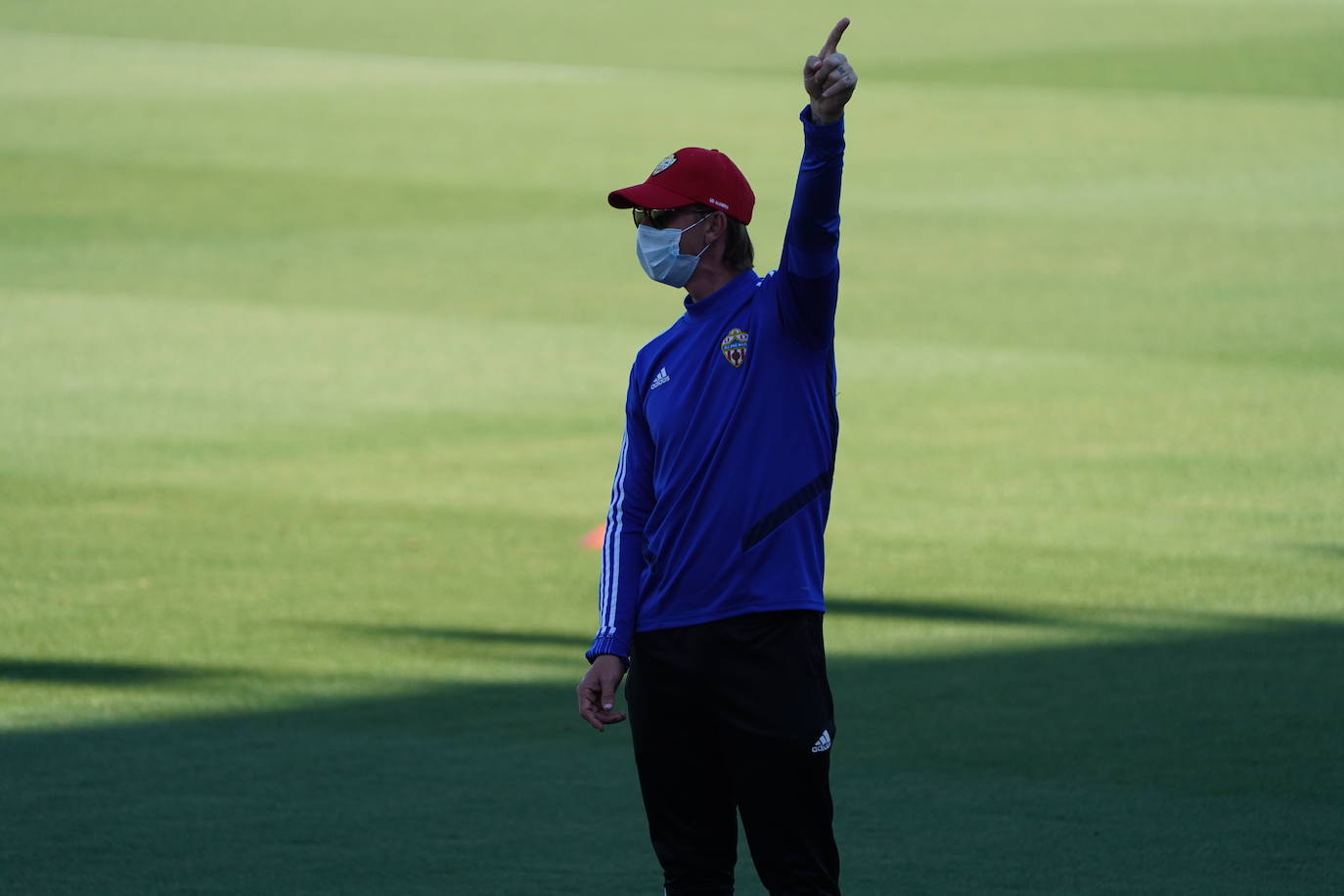 El técnico rojiblanco dice estar muy contenton en Almería, ciudad en la que le gustaría seguir. 