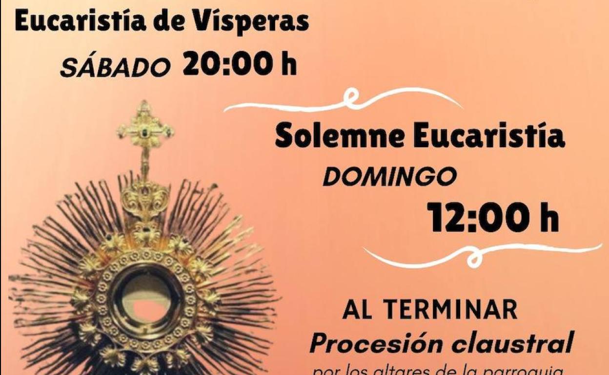 Órgiva, Lanjarón y Capileira celebran este fin de semana la fiesta del Corpus Christi en el interior de sus iglesias